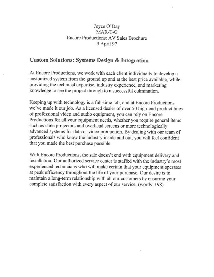 P Encore Productions - AV Sales Brochure_0001